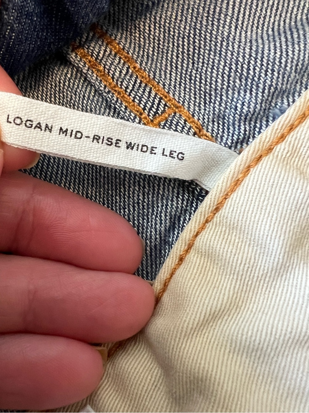 Rag & Bone Women’s Featherweight Logan Wide Leg Jeans Size 27 - Clover - Picture 5 of 10